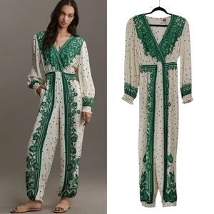 Farm Rio Floral Dot Jumpsuit